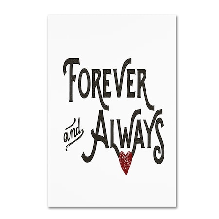 Marcee Duggar 'Forever Always' Canvas Art,22x32